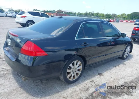 2007 Honda Accord 3.0 Ex из США, поврежденный, VIN 1HGCM66567A010884